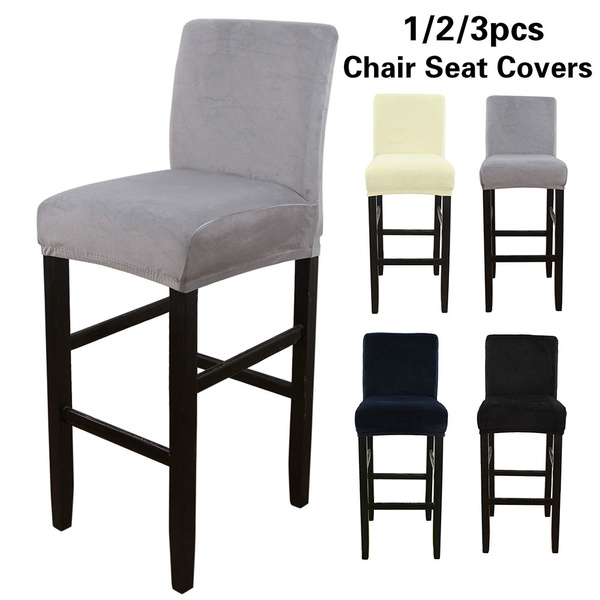 1 2 3pcs High Stool Chair Seat Covers, Picture Of A Bar Stool Seat Covers