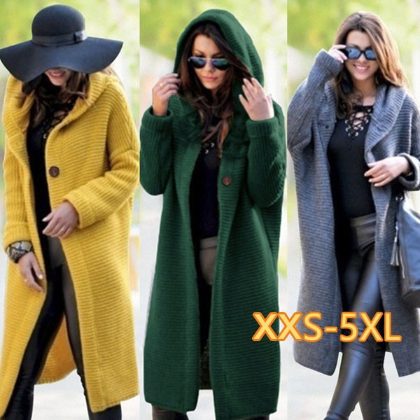 Cashmere thick warm hooded hot sale coat