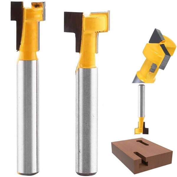 1//4 Inch Shank Keyhole Router Bit Set 3//8 /& 1//2 Inch Blade Diameter by Tooldo