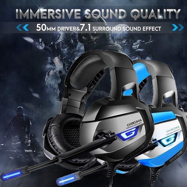 ONIKUMA K5 Stereo Gaming Headset for 