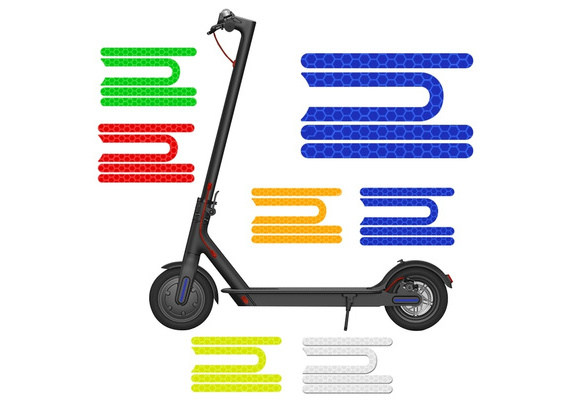 Kit Reflective Stickers M365 Electric Scooter Reflector Safety Accessories 