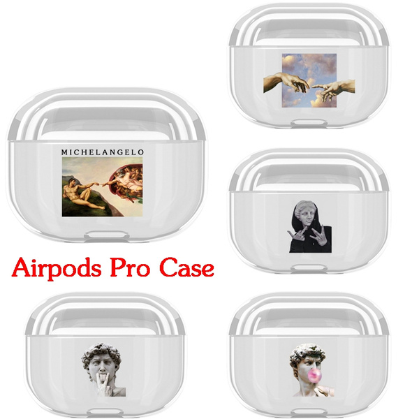 For Apple Airpods Pro 2019 Wireless Charging Case Transparent Hard PC  Protective Cover Skin Airpods 3 Cover(The Apple Airpods Pro Is Not  Included) | Wish