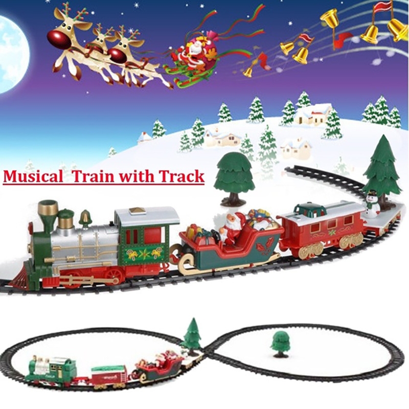 santa's musical train set