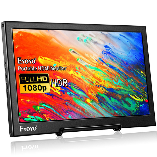Eyoyo 13.3 inch Portable Monitor HDMI Input Gaming Monitor 1920x1080