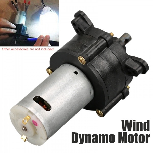 Wind DC Generator Hand Dynamo Hydraulic Test 5v/6v/12v/24v 1500mA 20W Motor !