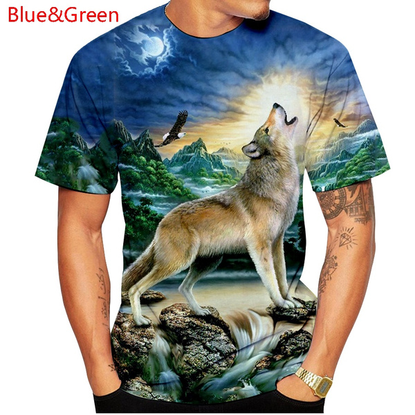 Cool hot sale wolf shirts