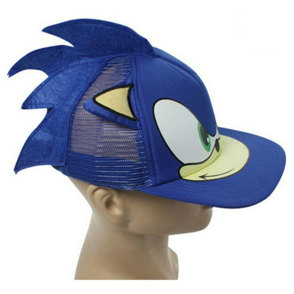 Anime New Sonic The Youth Adjustable Pop Hat Cap Blue For Sonic Hot Selling Cosplay party gifts Toys | Wish
