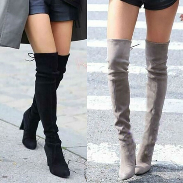 long suede boots womens