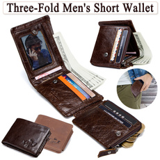 leather wallet, shortwallet, Fashion, Vintage