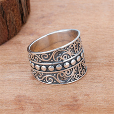 Sterling, Celtic, Jewelry, retro ring
