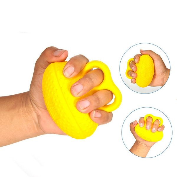 Hand Grip Ball Finger Practice Exercise Power Rehabilitation Training Gripper 