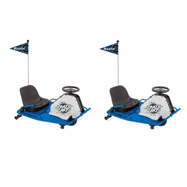 blue razor crazy cart