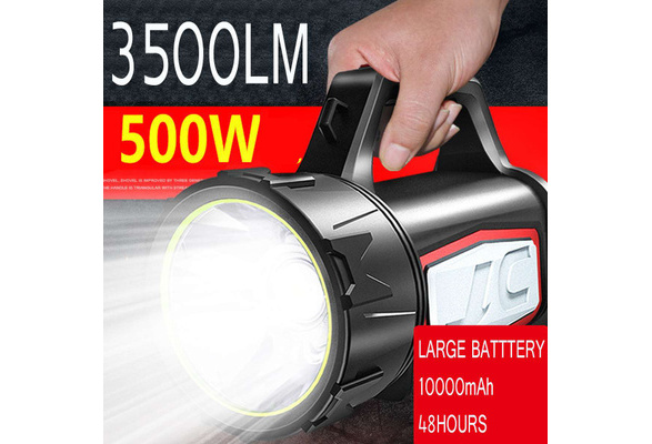 135000LM LED Searchlight Spotlight USB Rechargeable Hand Torch WorkLight Lamps