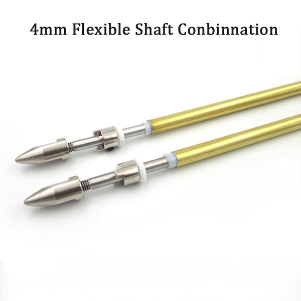 Rc boat Stainless Steel Left or Right 4mm Prop Shaft for rc boat Flex Cable 