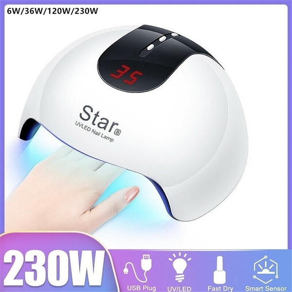 Big Promo! 6W/36W/120W/230W Fast UV Nail Dryer Lamp Nail Phototherapy Machine Smart UV LED Quick-Drying Nail Light | Wish Big Promo! 6W/36W/120W/230W Fast UV Nail Dryer Lamp Nail Phototherapy Machine Smart UV LED Quick-Drying Nail Light | Wish