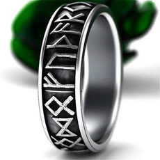 symbolring, Steel, amuletring, Stainless Steel