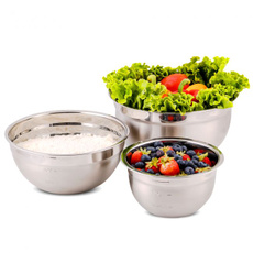 mixingbowl, Kitchen & Dining, stainlesssteelmixingbowl, 3piecesetbowl