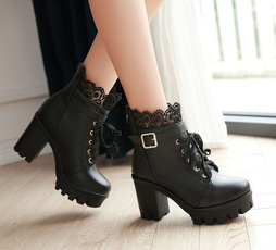 Plus Size, Winter, Womens Shoes, leather