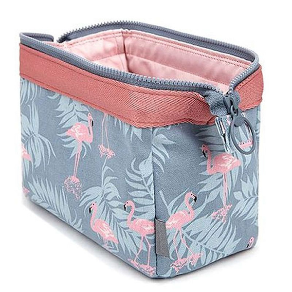 flower beauty makeup bag