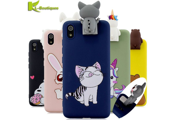 Promoten Oxide Tientallen Huawei Y5 2019 Case y5 2019 Cover na for Coque Huawei Y5 2019 AMN-LX1 Case  3D DIY Doll Toy Soft Silicone Phone Case Holder Stand | Wish