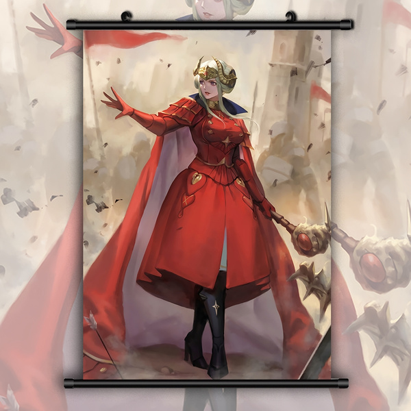Fire Emblem Three Houses edelgard Anime Wall Scroll Poster Home Decor collection