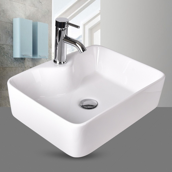 Bathroom Vessel Sink With Faucet And, Vanity Vessel Sink Combo