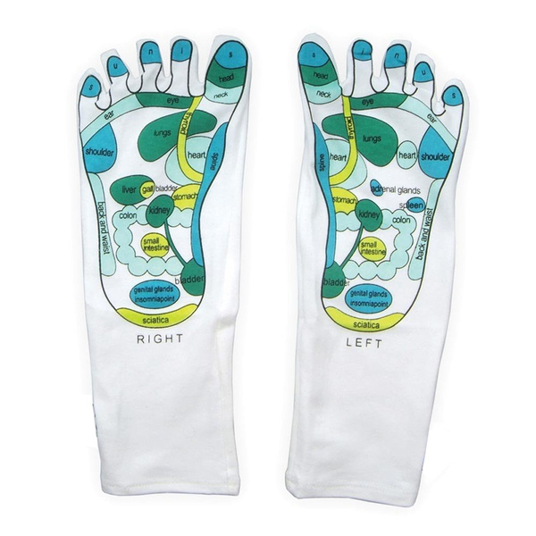 Reflexology Socks Single Toe Design Far East Healing Principles Sock | Wish