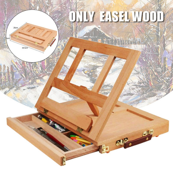  Wooden Table Box Easel - Artist Easel and Wood Table