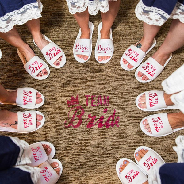 Bride spa sale slippers