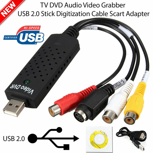 Adaptador De Tarjeta De Audio Y Video Usb 2.0 Fácil De Adaptador De Tarjeta De Audio Y Video Usb 2.0 Fácil De