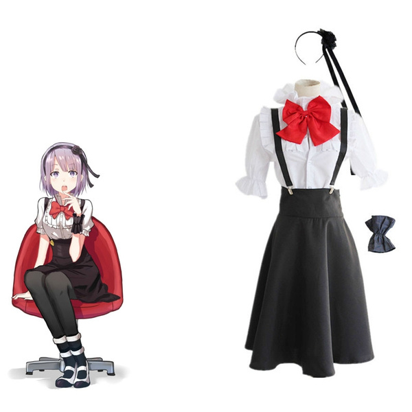 Anime Dagashi Kashi Shidare Hotaru Cosplay Maid Dress Cosplay Costume Full Set