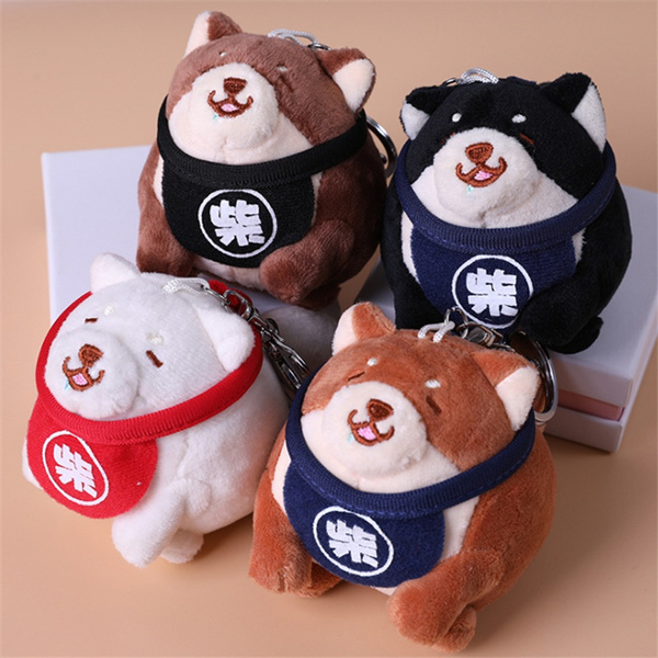 shiba inu keychain plush