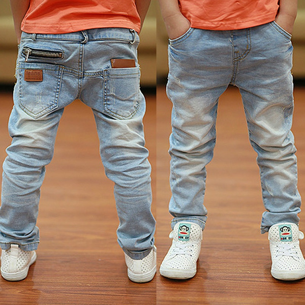 Kit Kat Fashion Boys Youth 10 Pockets Brown Utility Straight Cargo Jeans  Pants | eBay