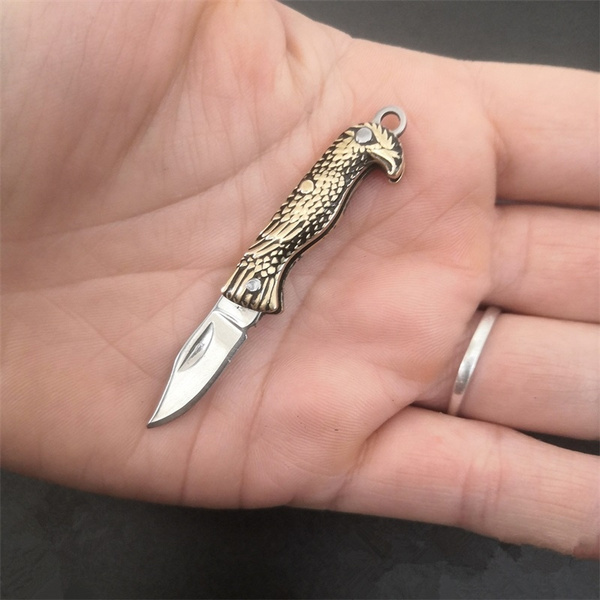 handmade Stainless Steel key chain knives From the Eagle Collection 101A 