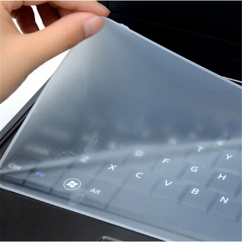 NA Blue Clear Letter Printed Silicone Keybord Film Protector for PC