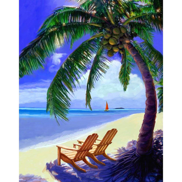 Beach Scene - Diamond Painting