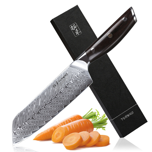 TURWHO 9.5 Inch Chef Knife 67 Layer Damascus VG10 Steel Core