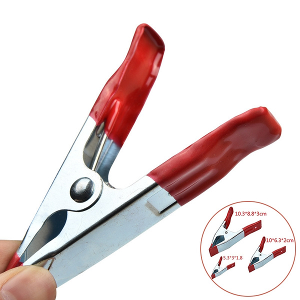 Multi-purpose Iron Sheet Spring Clamps Alligator Clips Sharp Spout PVC ...