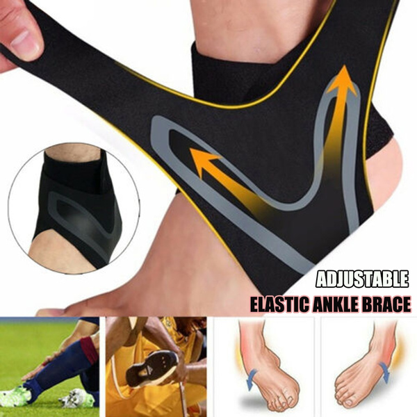 Adjustable Ankle Support Compression Sleeve Brace Pain Relief Elastic Foot Wrap 