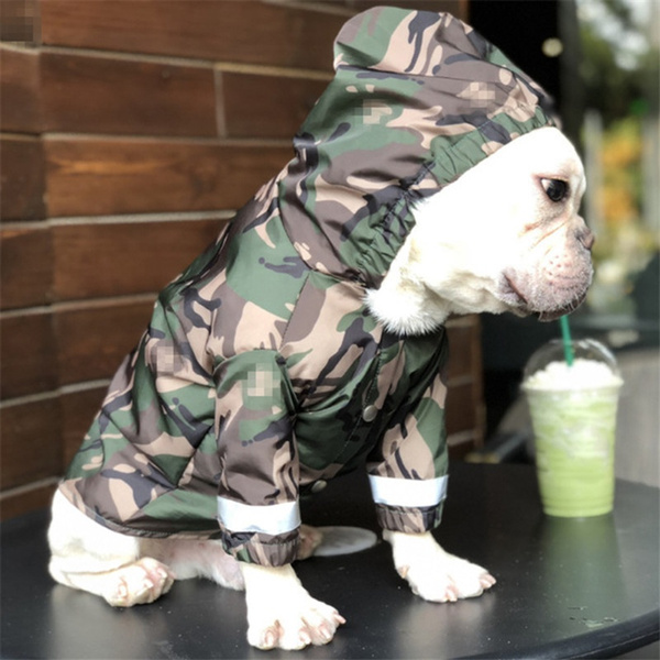 Camouflage dog clearance coat