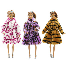 Barbie Doll, fur coat, Fashion, fur