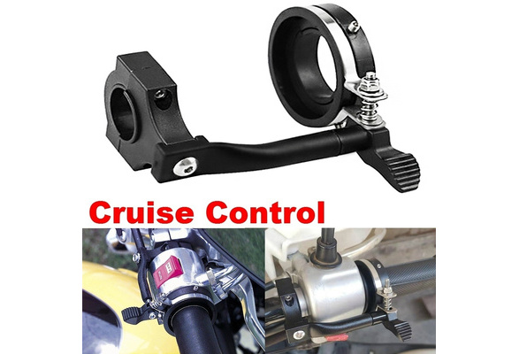 Motorcycle Motorbike Handlebar Bar Grip Universal Cruise Control Kit 7/8 & 1" 