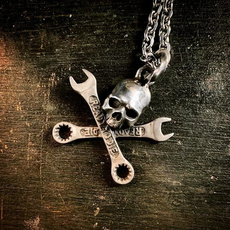 Steel, Goth, Stainless Steel, punk necklace