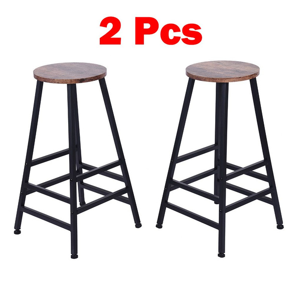 Bar Stool Bistro Square Leg Counter, 28 Inch Seat Height Bar Stools