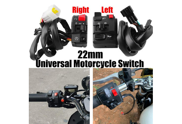 12V Universal 22 Mm Motorcycle Switch Motorcycle Handlebar