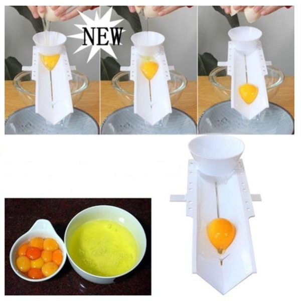 Creative Egg White Separator Slide Egg Yolk Divider Egg Filter Splitter