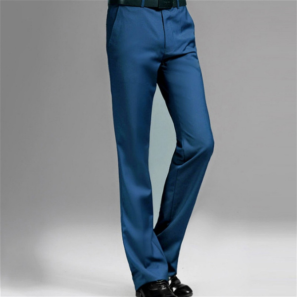 Mens Bell Bottom Pants 70s 80s Vintage Style Flare Formal Dress Trousers  Wedding Slim Fit Fashion