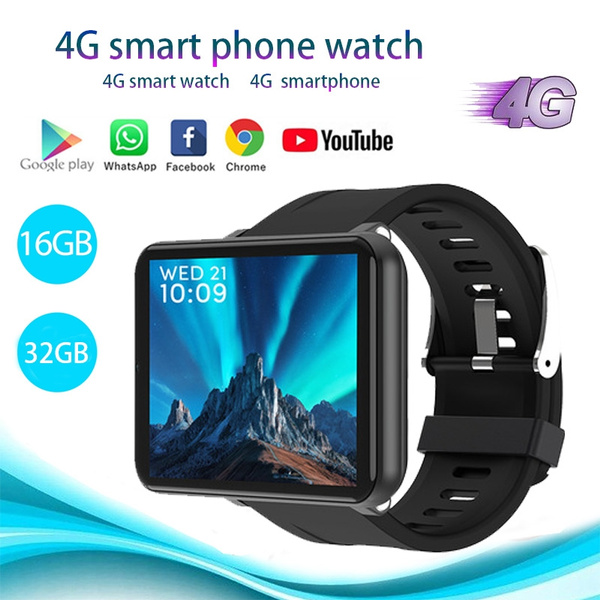 lineær heks I DM100 4G Smart Watch Android 7.1 3GB+32GB 2.86inch Screen Support SIM Card  GPS WiFi 2700mAh Big Battery SmartWatch Men Women | Wish