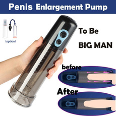 Male Penis Vacuum Pump Air Enlarger Extender Prolong Enhancer with two rings