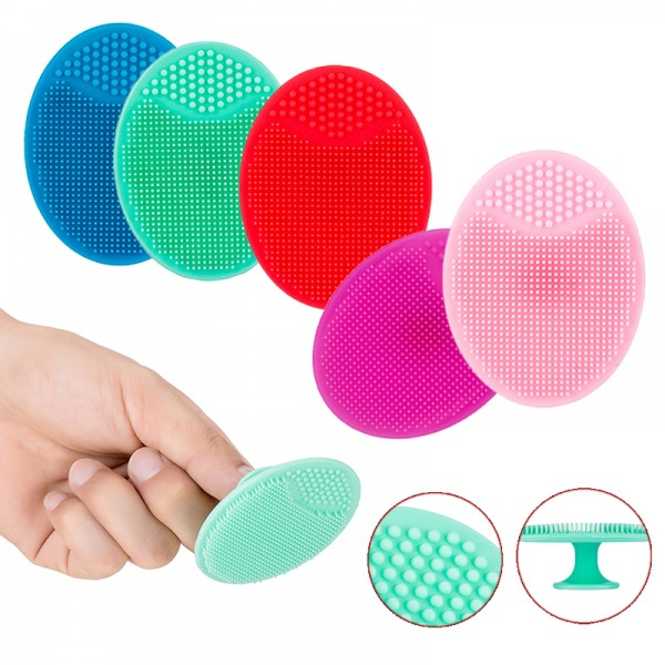 Facial Cleansing Exfoliating Silicone Brush Blackhead Pore Face Clean Scrubber Wish